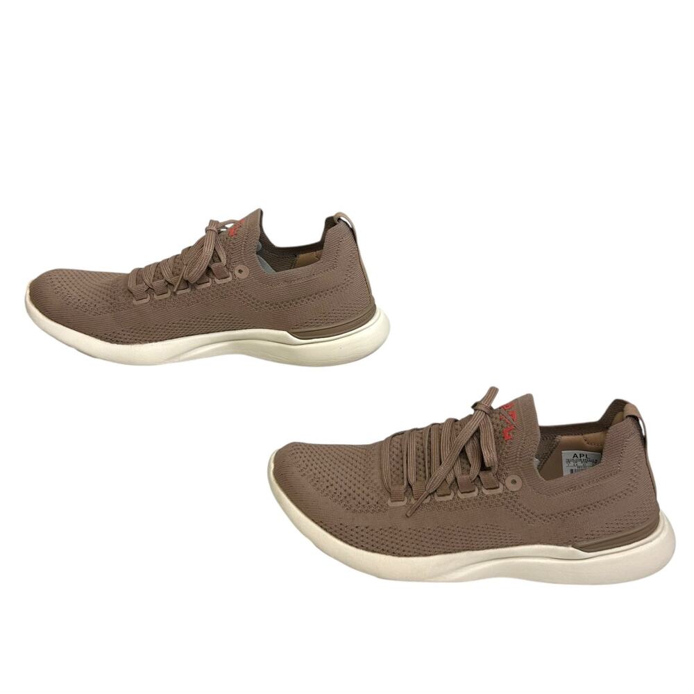 APL - Women's 'Techloom Breeze' Knit Sneaker, Lightweight - Almond Brown, Size 7 - Picture 2 of 14